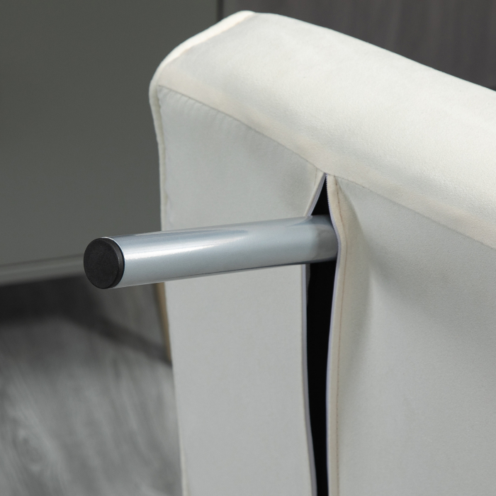  Fotoliu Pat 2-in-1, Design Modern cu Spatar Reglabil [8]