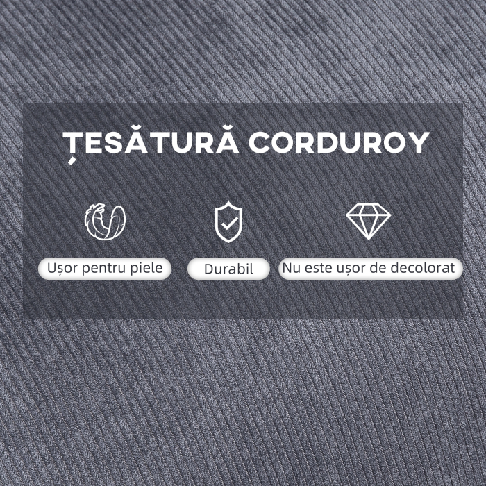  Fotoliu Reclinabil cu Ottoman - Perna & Spatar Reglabil [5]