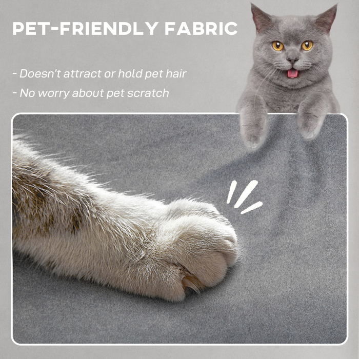  Fotoliu Reclinabil Electric pentru Living cu Suport pentru Picioare, Gri [6]