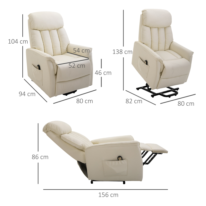  Fotoliu Relax cu Functie de Ridicare si Telecomanda [3]