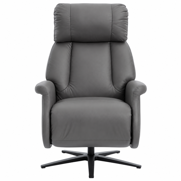 Fotoliu relax recliner rotativ 360°, cu spatar reglabil si inclinare, suport picioare extensibil automat la inclinare, tapiterie textila cu aspect de [6]