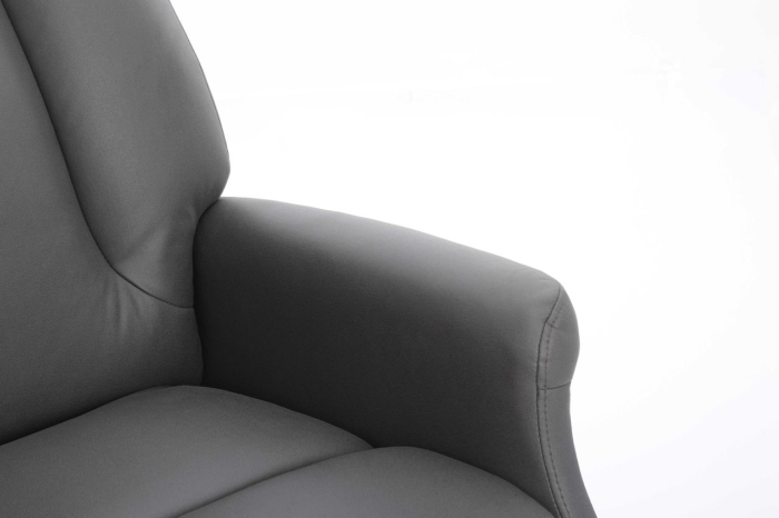 Fotoliu relax recliner rotativ 360°, cu spatar reglabil si inclinare, suport picioare extensibil automat la inclinare, tapiterie textila cu aspect de [11]