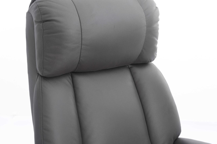 Fotoliu relax recliner rotativ 360°, cu spatar reglabil si inclinare, suport picioare extensibil automat la inclinare, tapiterie textila cu aspect de [2]