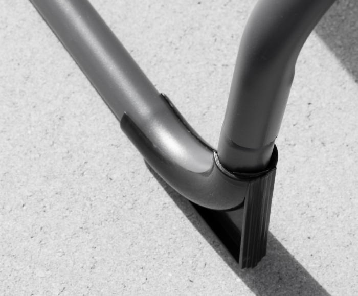 Fotoliu relax reglabil cu taburet pentru picioare, set 2 piese pentru gradina si balcon, pozitie de sezut ajustabila, perne extra groase de 15 cm pent [5]