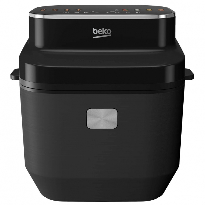 Friteuza cu aer cald BEKO ExpertFry FRL5474B, 7L, 2850W, 3 moduri de gatire, abur si grill, 8 programe automate, cuva antiaderenta, negru-argintiu [4]