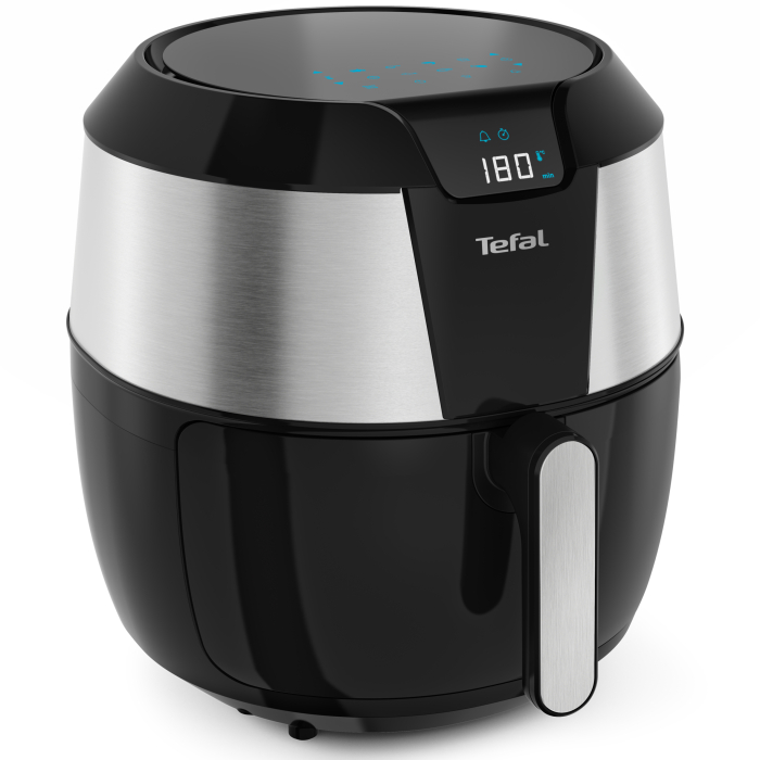 Friteuza cu aer cald Easy Fry XXL EY701D15, 1700 W - Air fryer cu tehnologie 3D Air Pulse, ecran LCD, oprire automata, 1.6 KG / 5.6 L, negru [3]
