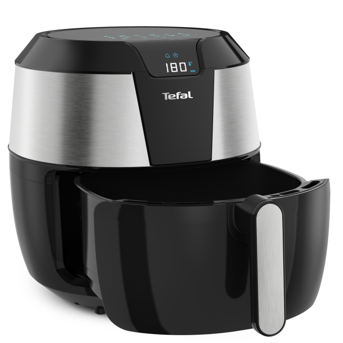 Friteuza cu aer cald Easy Fry XXL EY701D15, 1700 W - Air fryer cu tehnologie 3D Air Pulse, ecran LCD, oprire automata, 1.6 KG / 5.6 L, negru [6]