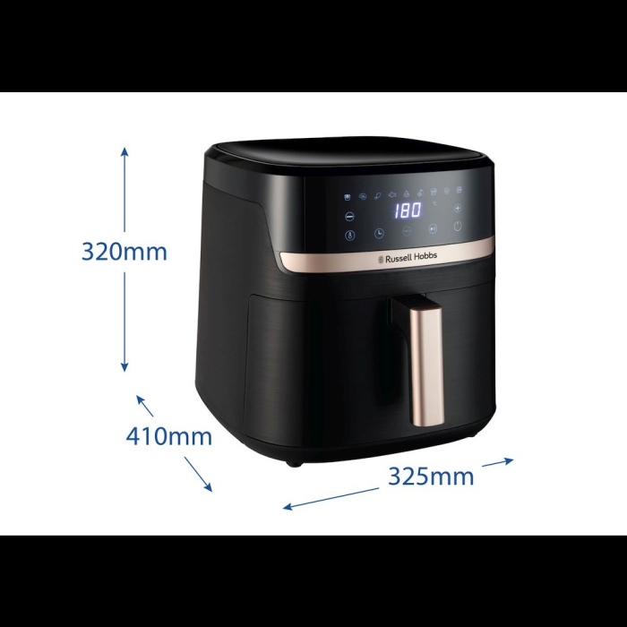 Friteuza cu aer cald Russell Hobbs Satisfry, 8.3L, tehnologie aer cald 360°, afisaj digital, functie oprire automata [6]