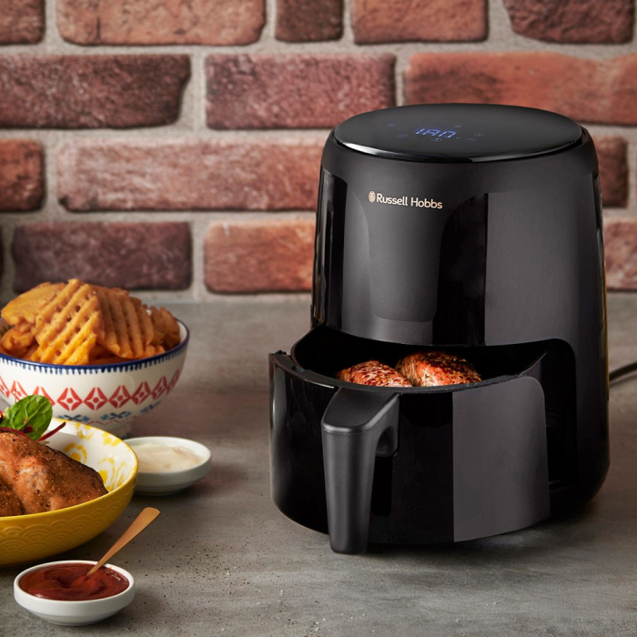 Friteuza cu aer cald Russell Hobbs Satisfry Small, 2L, circulatie aer 360°, functie oprire automata, compact, negru [6]