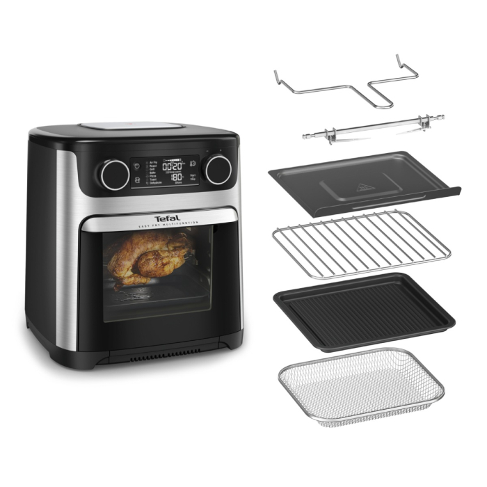 Friteuza cu aer cald Tefal Easy Fry FW556DE0 1800W, 15L - Air fryer cu 9 programe automate, tehnologie Extra-Crisp, temperatura ajustabila, ecran L [10]