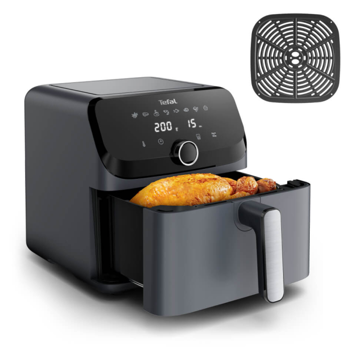 Friteuza cu aer cald Tefal Easy Fry Mega EY855BE0, 2020W, 7.5 L - Air fryer cu 8 programe automate, vas detasabil, display LCD, temperatura 80°C - [11]
