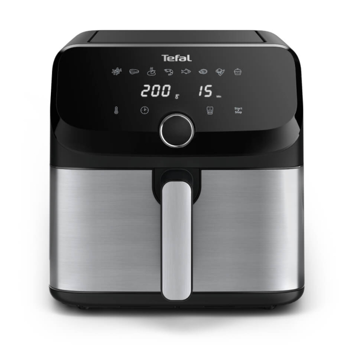 Friteuza cu aer cald Tefal Easy Fry Mega EY855D10, 2020W, capacitate 7.5L, pana la 8 persoane - Air fryer cu 8 programe, invelis antiaderent, opr [13]