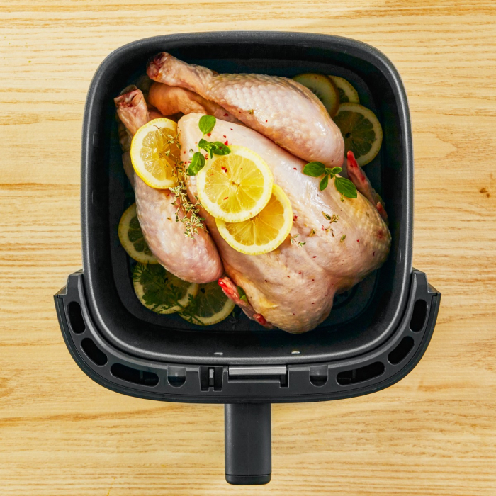 Friteuza cu aer cald Tefal Easy Fry Silence EY551HE0, 1670W, 5L - Air fryer cu 10 programe automate, ecran LCD, silentioasa, cu maner fix, cronome [10]