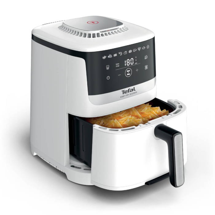 Friteuza cu aer cald Tefal Easy Fry Silence EY5521E0, 1670W, 5L, 10 programe automate, tehnologie Extra-Crisp, temperatura ajustabila, ecran LCD, o [2]