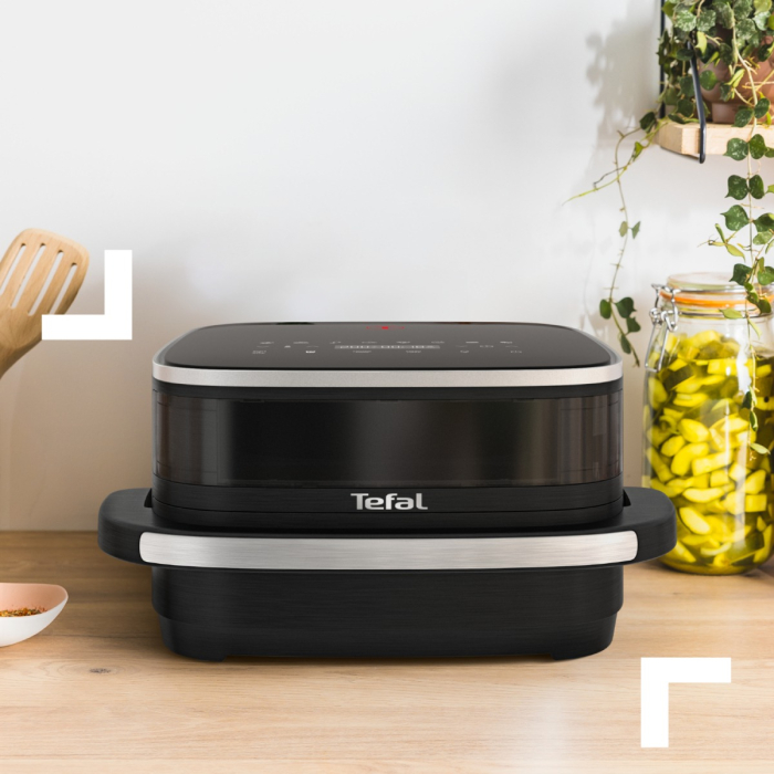 Friteuza cu aer cald Tefal Easy Fry XL Surface FW4018E0, 2200 W, 4 L - Air fryer cu 8 programe automate, tehnologie Extra-Crisp, temperatura ajustabil [2]