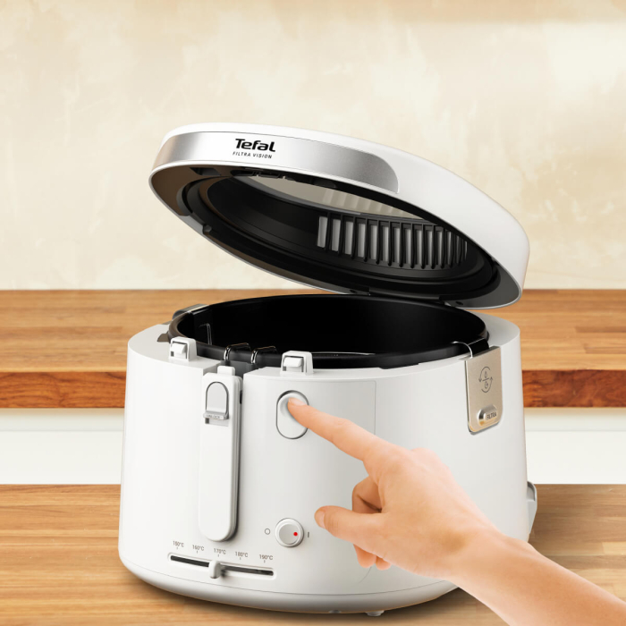 Friteuza Tefal Filtra Vision FF2541E0, 1900W, capacitate ulei 2.1L, capacitate alimente 1.2 KG, invelis antiaderent, filtru metalic, fereastra pen [14]