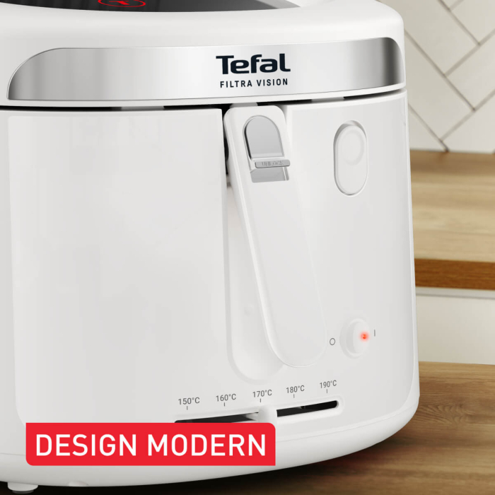 Friteuza Tefal Filtra Vision FF2541E0, 1900W, capacitate ulei 2.1L, capacitate alimente 1.2 KG, invelis antiaderent, filtru metalic, fereastra pen [12]