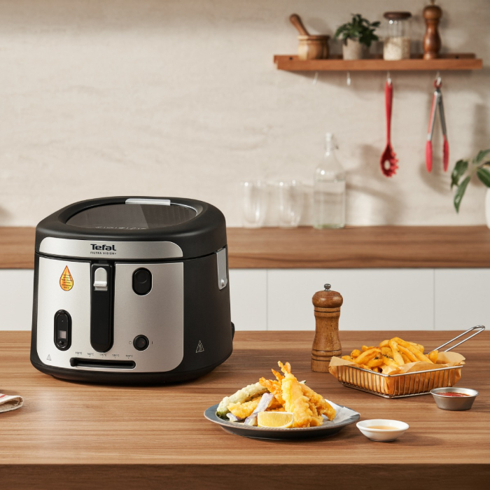 Friteuza Tefal Filtra Vision+ FF2588E0, 1900W, capacitate ulei 2.1L, capacitate alimente 1.2 KG, invelis antiaderent, filtru metalic, fereastra pe [8]