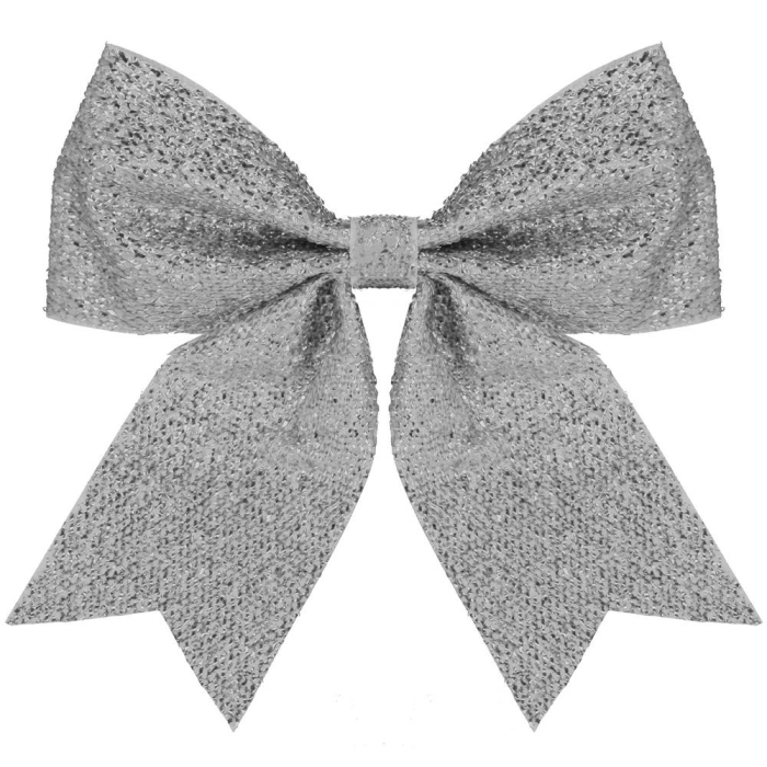 Funda decorativa pentru bradul de Craciun, 20x22cm, argintiu [1]