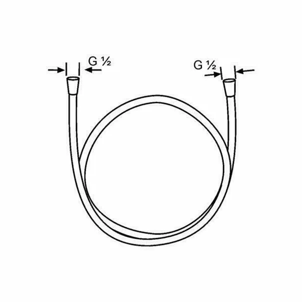 Furtun de dus 160 cm Kludi Logoflex [2]
