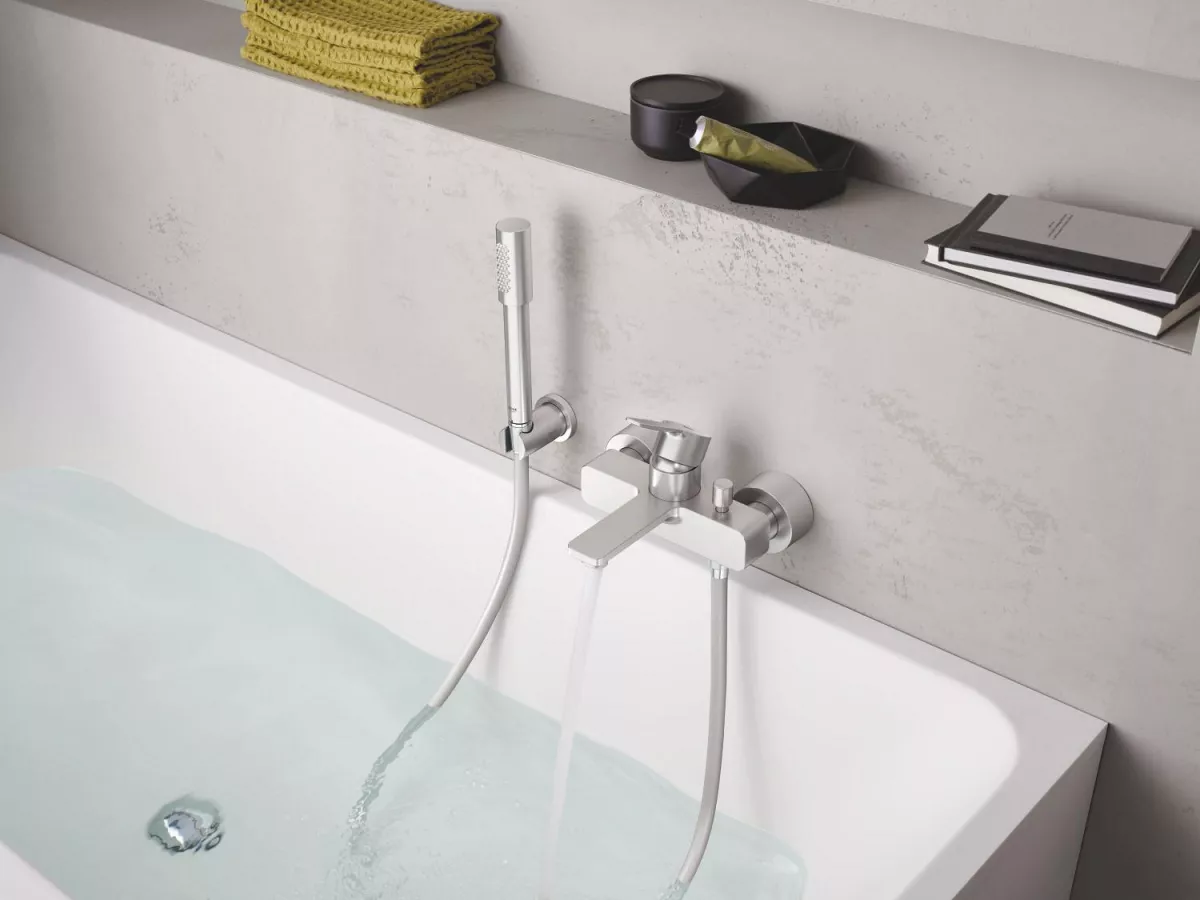 Furtun de dus Grohe SilverFlex, 1.25 m, universal, mat, otel satinat, 28362DC0 [2]