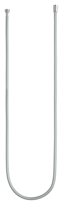 Furtun dus Grohe 27173002, 2 m, 5 bar, 1/2 tip conexiune para dus, 1/2 tip conexiune baterie, conexiune universala, Crom [2]