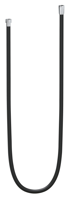 Furtun Grohe 107061KI00, SilverFlex, universal, 1.5 m, anti-rasucire, negru [2]