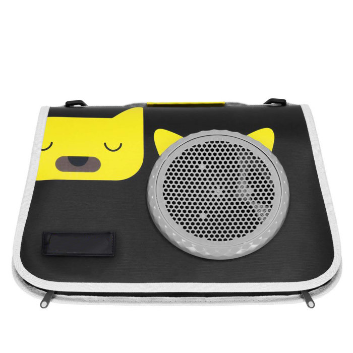 Geanta pentru transport animale mici, pentru caine si pisica, pliabila, 24x40x24 cm, negru [9]