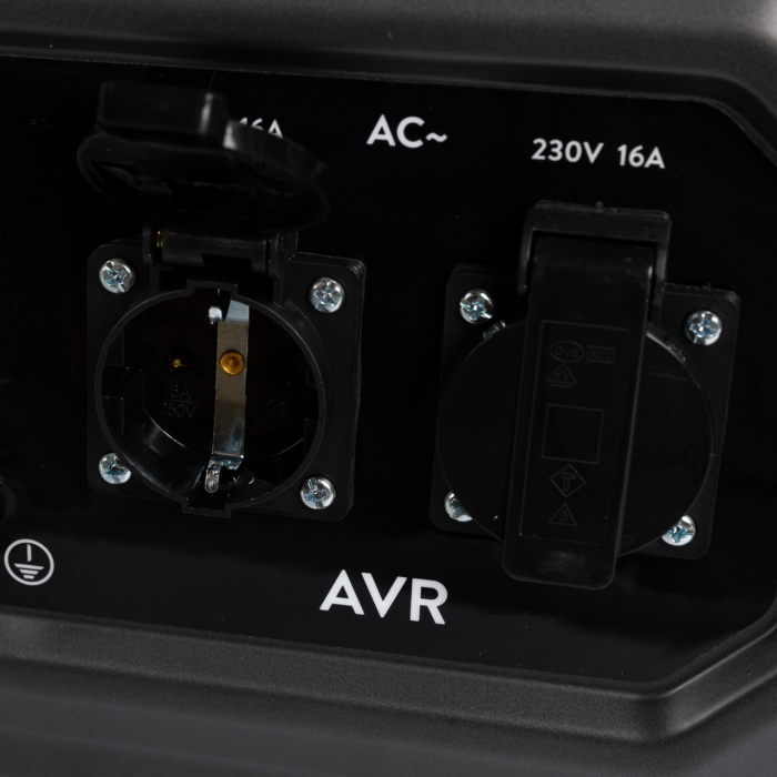 Generator Detoolz 2.5kW 2 prize 230V benzina, 4T, pornire manuala 15L fara roti G01 [6]