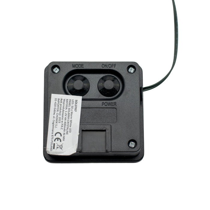 Ghirlanda luminoasa, LED, model Bubble, 50 becuri, 935cm, incarcare solara, lumina alb cald [12]