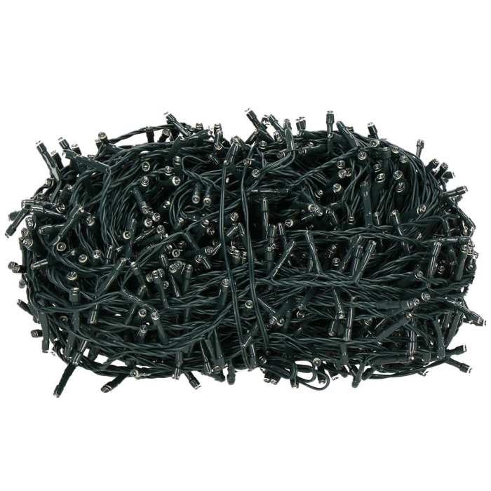 Ghirlanda luminoasa tip perdea Premium 300 LED-uri, 14,5m, 18Wati, interior/exterior, cu flash, alb cald (galben) [14]