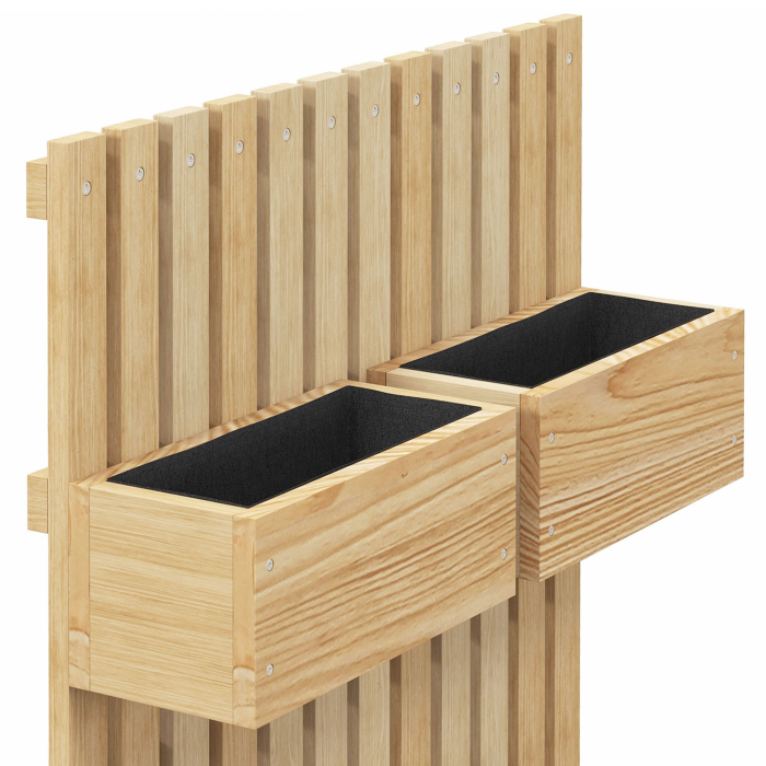  Ghiveci inaltat de gradina cu grilaj pentru vita de vie, [8]