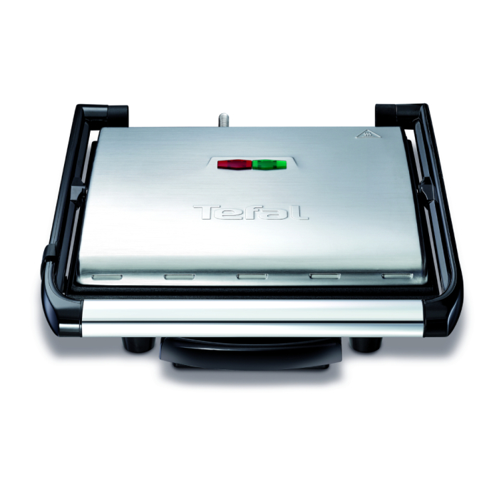 Gratar electric multifunctional Tefal Inicio Grill GC241D38, 2000W, functie panini, depozitare verticala, placi cu invelis antiaderent, inox [2]
