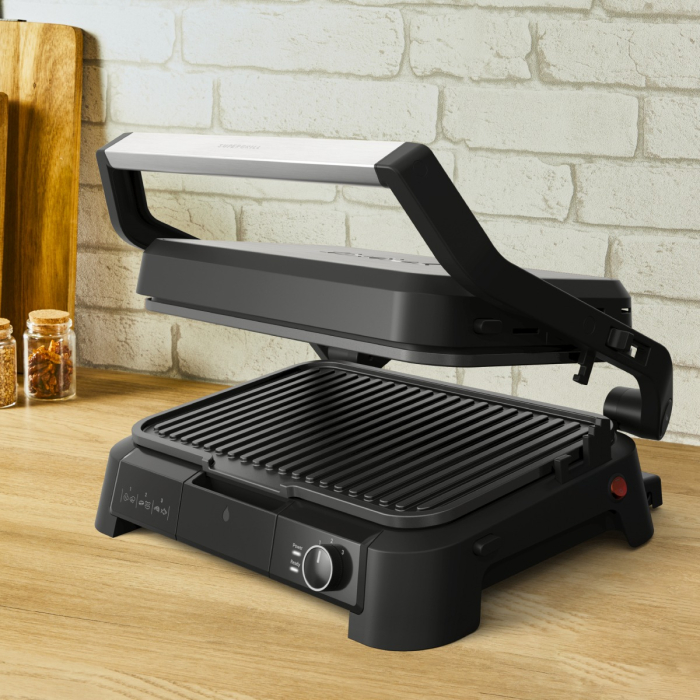 Gratar electric multifunctional Tefal SuperGrill 3 in 1 XL GC520DE0, 2000W, placi detasabile, 3 trepte temperatura, functie cuptor & barbeque, 8 [12]