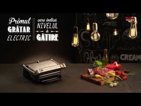 Gratar electric OptiGrill+ GC712834, 6 programe, senzor automat, mod manual 4 nivele, placi antiaderente din aluminiu turnat, tava colectare lichid [9]