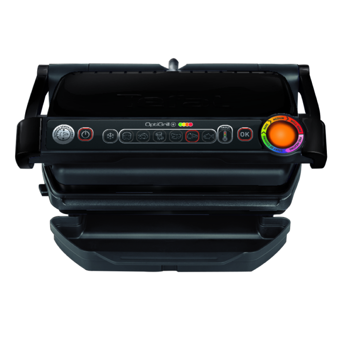 Gratar electric OptiGrill+ GC712834, 6 programe, senzor automat, mod manual 4 nivele, placi antiaderente din aluminiu turnat, tava colectare lichid [3]