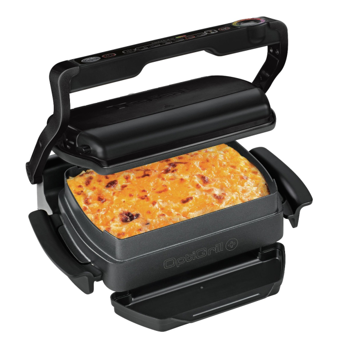 Gratar electric OptiGrill+ Snacking & Baking GC714834, 6 programe, senzor automat, mod manual , placi antiaderente, tava colectare lichide, tava c [6]