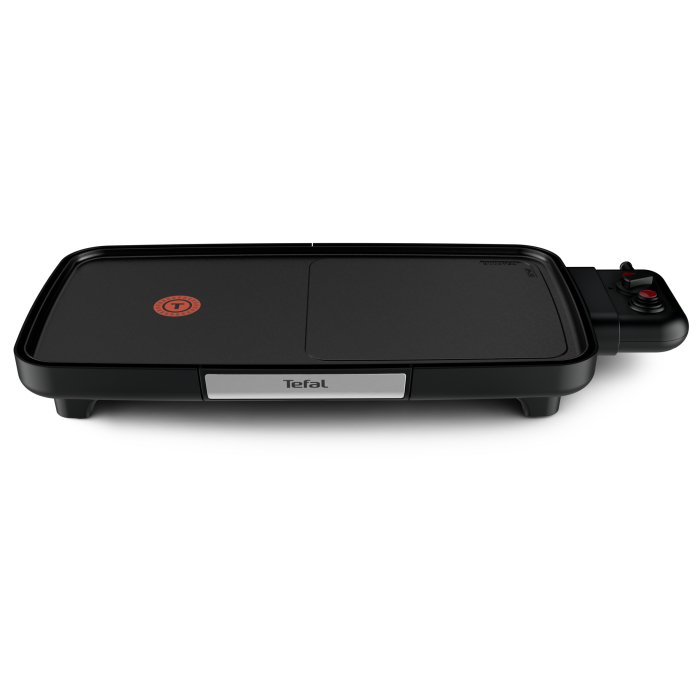 Gratar electric Plancha Booster CB641810, Power Boost, termostat 5 nivele, suprafaţa antiaderenta Resist+, Thermo-Spot®, negru [2]