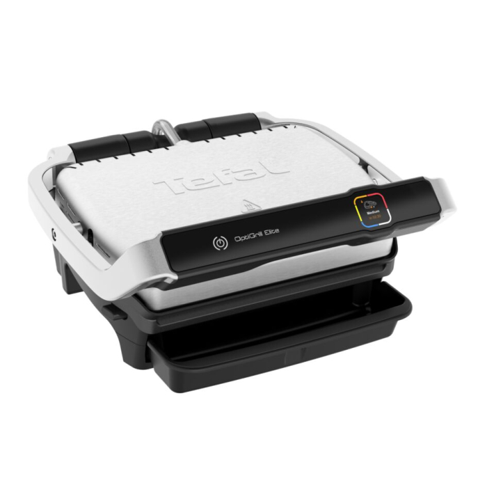 Gratar electric Tefal OptiGrill Elite GC750D30 cu 12 programe automate, termostat reglabil si carte de retete [2]