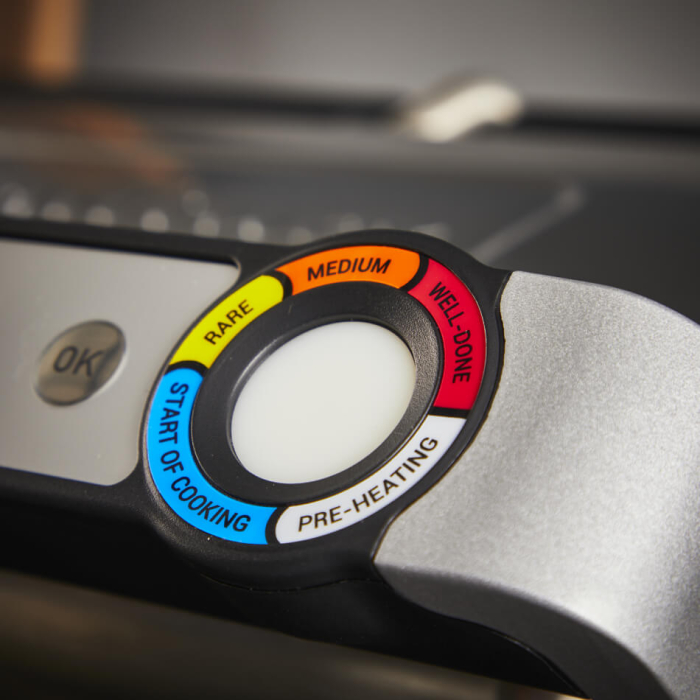 Gratar electric Tefal Optigrill+ GC717D10, 2000W, 6 programe automate, placi detasabile antiaderente, indicator nivel de gatire, argintiu [7]