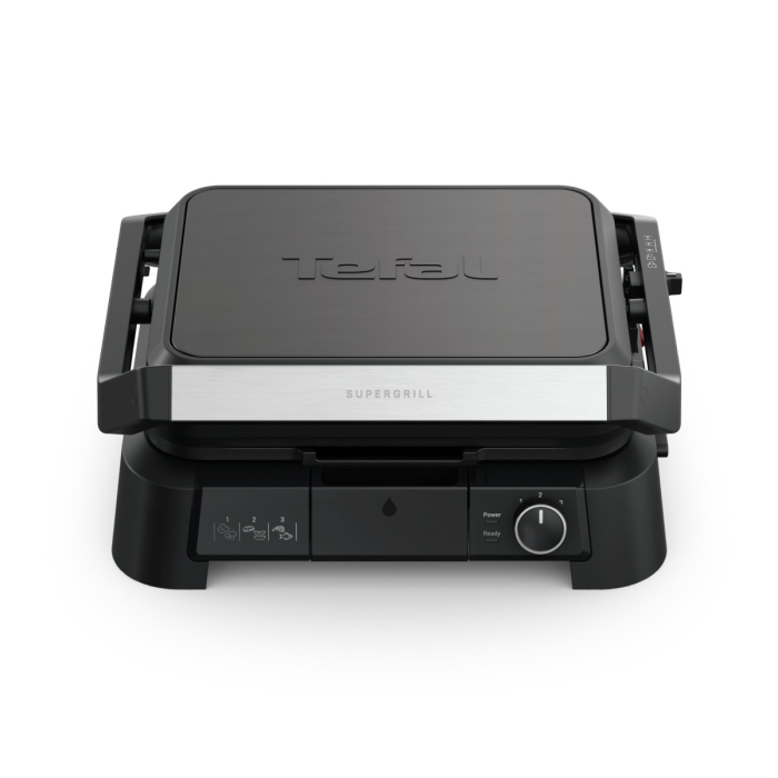 Gratar electric Tefal SuperGrill 3 in 1 GC5108E0, 2000W, indicator gatire, placi detasabile cu invelis antiaderent, 3 trepte temperatura, funct [13]