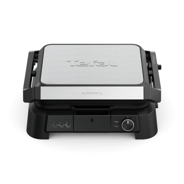 Gratar electric Tefal SuperGrill 3 in 1 GC510DE0, 2000W, indicator gatire, placi detasabile cu invelis antiaderent, 3 trepte temperatura, funct [3]
