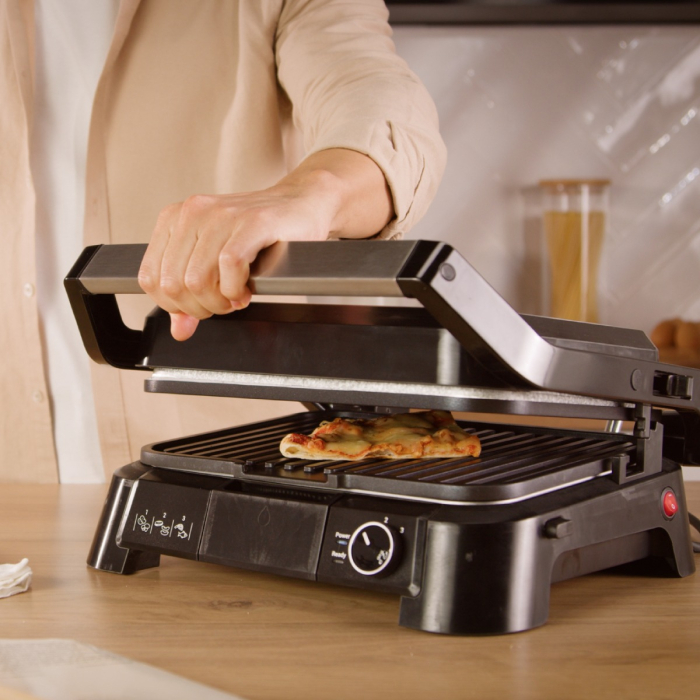 Gratar electric Tefal SuperGrill 3 in 1 GC510DE0, 2000W, indicator gatire, placi detasabile cu invelis antiaderent, 3 trepte temperatura, funct [13]