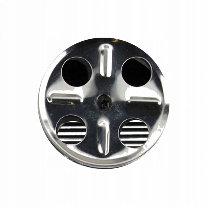 Gratar pe carbuni pentru gradina cu capac, termometru si rafturi laterale, din otel si fonta, 51x34 cm, negru [10]