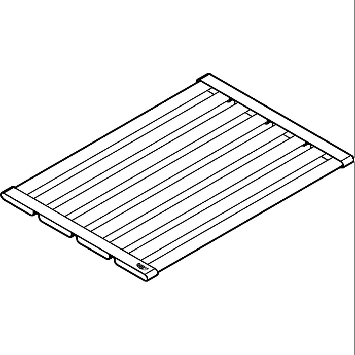 Gratar pliabil Grohe 40854DL0, 490 x 384 mm, otel inoxidabil, mat, cupru [3]