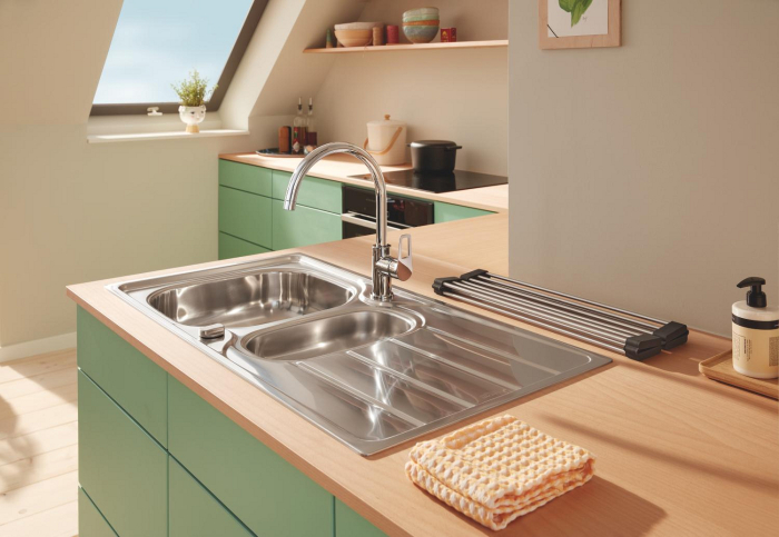Gratar pliabil Grohe 40854SD0, . 490 x 350 mm, otel inoxidabil, crom [6]