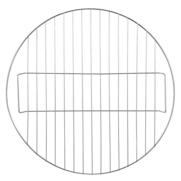 Gratar portabil pe carbuni cu capac, raft inferior si reglare ventilatie, din otel, diametru gratar 41 cm [12]