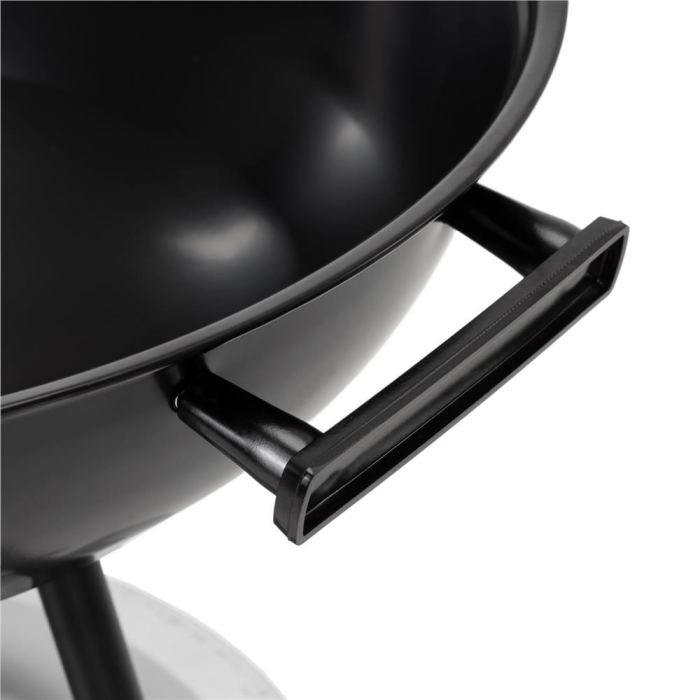 Gratar portabil pe carbuni cu capac, raft inferior si reglare ventilatie, din otel, diametru gratar 41 cm [15]