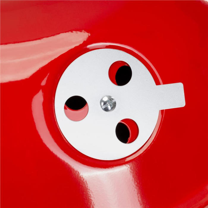 Gratar portabil pe carbuni cu capac, raft inferior si reglare ventilatie, din otel, diametru gratar 41 cm [24]