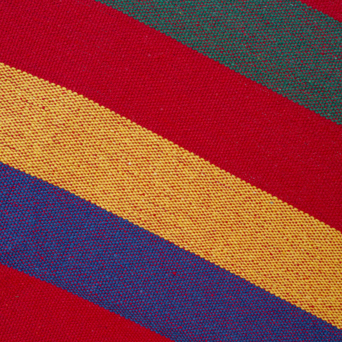 Hamac  Portabil cu suport din otel si bumbac multicolor [9]